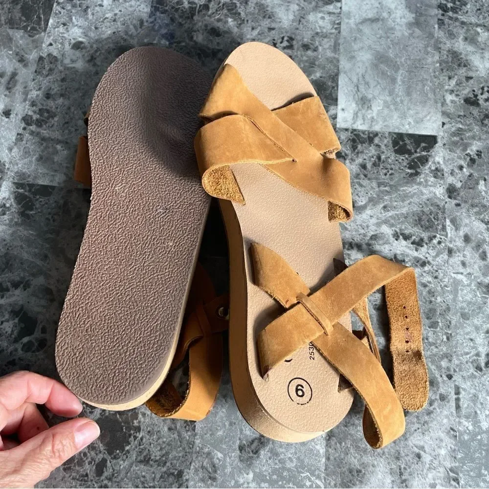 Rapallo leather sandals